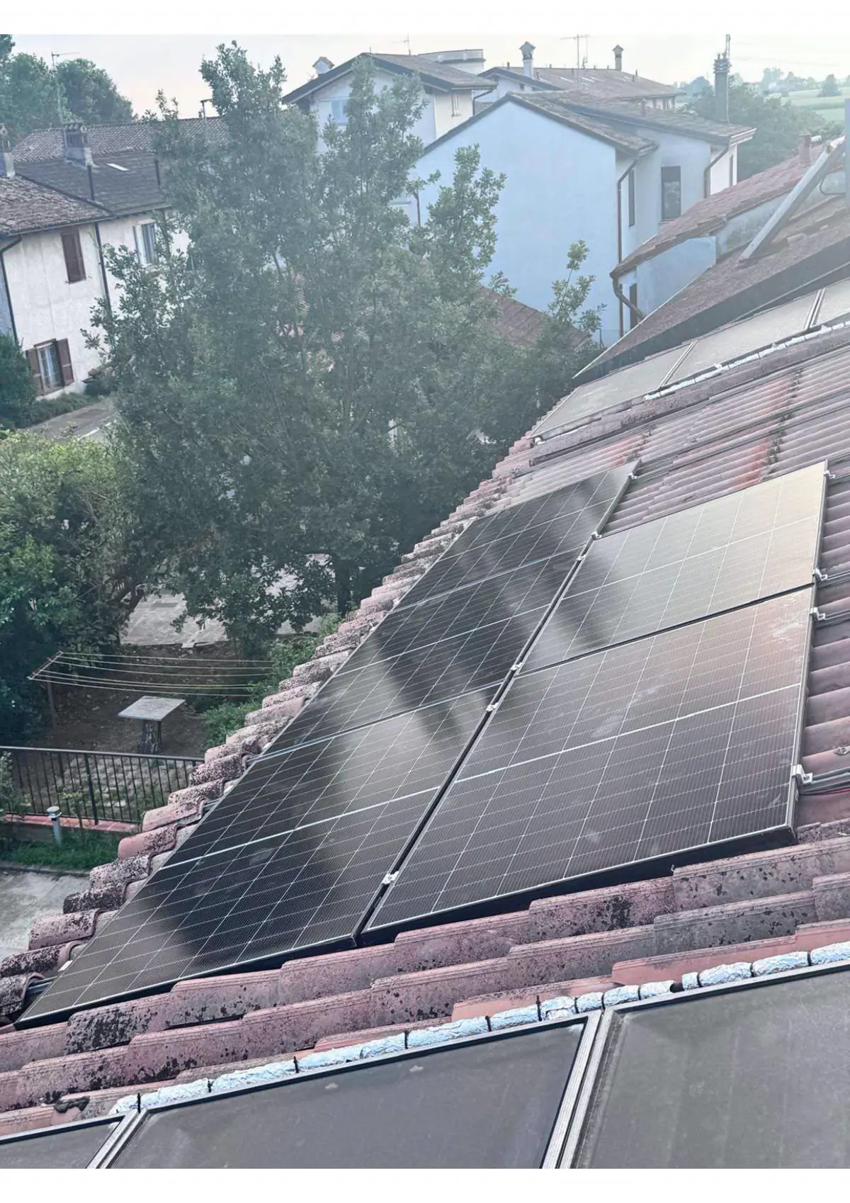 Revamping fotovoltaico Lodi - cantiere in corso