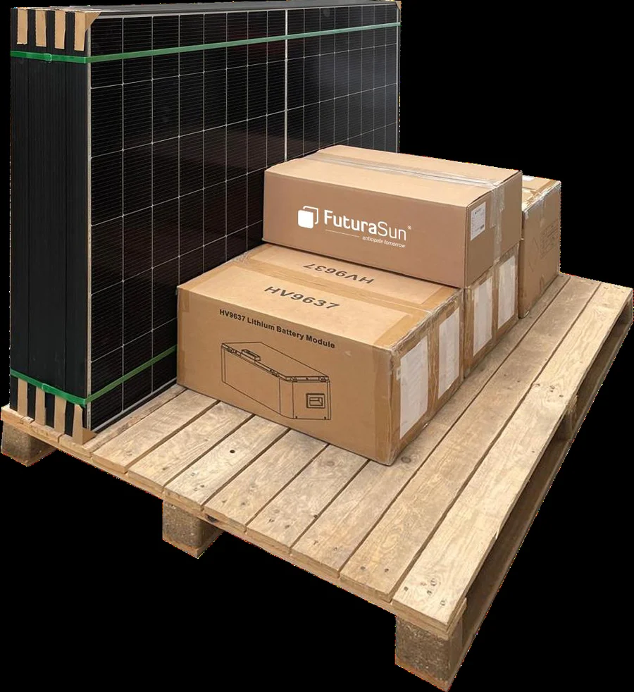 Consegna dei componenti di un kit fotovoltaico Energia Solare Srl