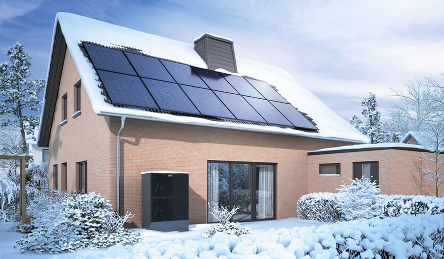 pompe di calore e fotovoltaico, risparmio energetico, combinazione impianti solari
