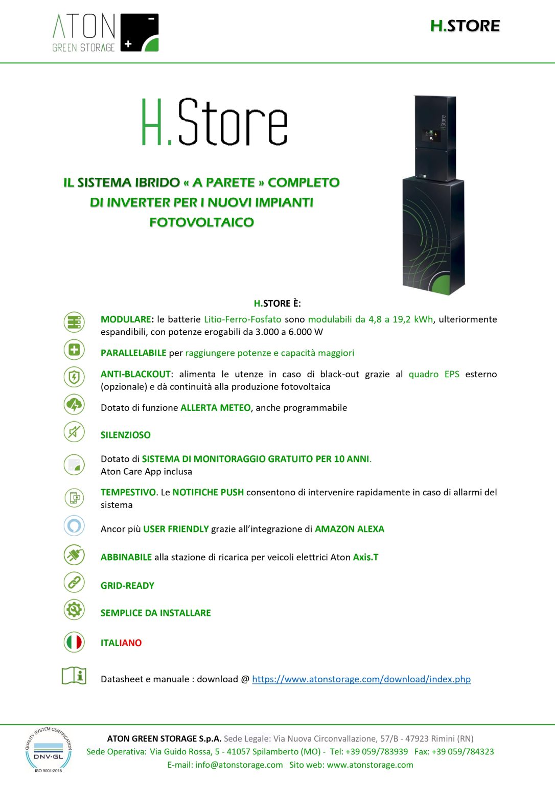 acquistare Kit Fotovoltaico 8 kW On Off Grid con 15 kW di accumulo