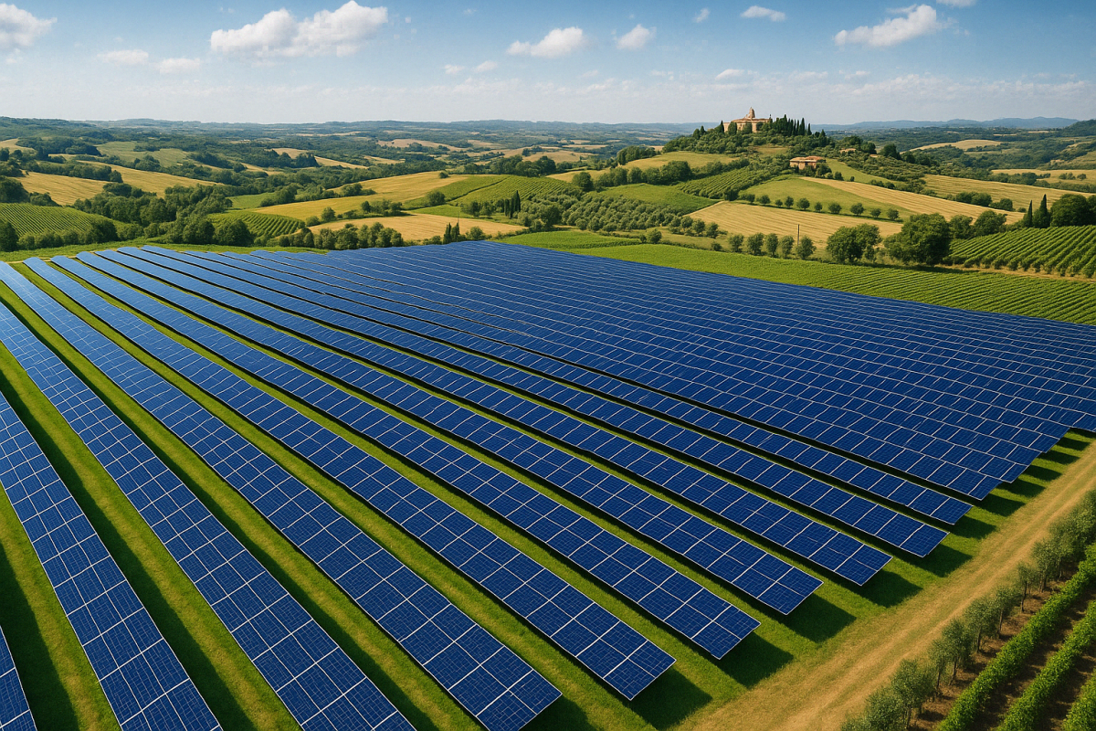 Boom fotovoltaico Italia 2024, previsioni fotovoltaico 2025, energia solare, kit solari per balconi, comunità energetiche, incentivi fotovoltaico.
