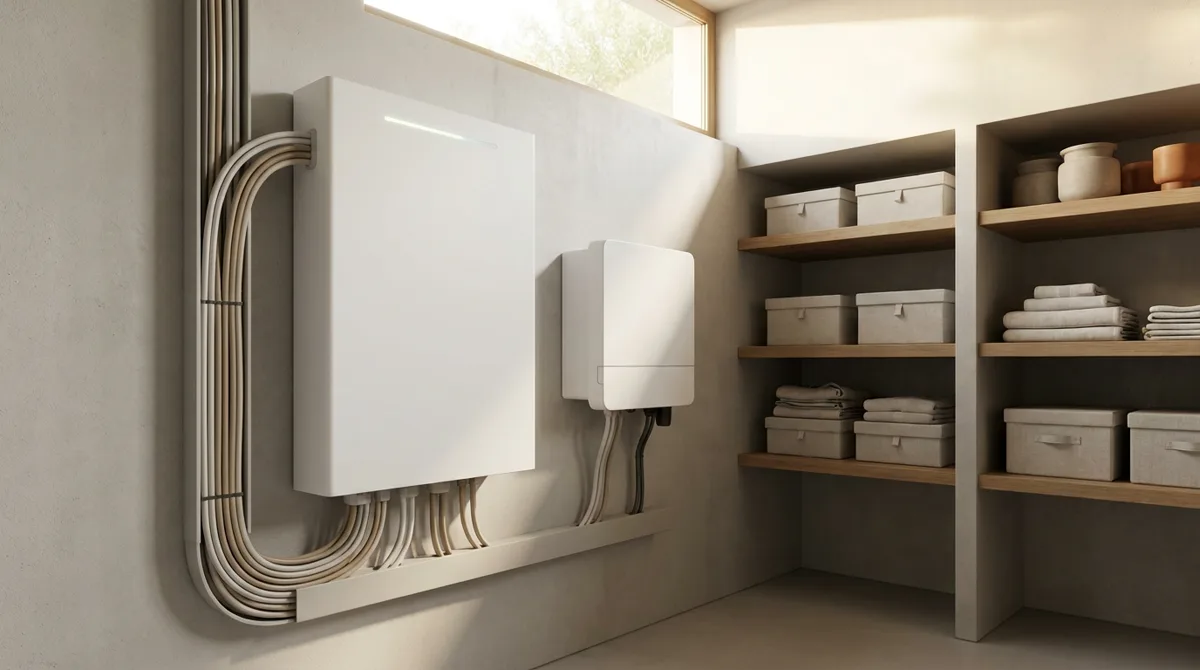 Batterie LFP per fotovoltaico BYD Huawei Pylontech installate a parete in casa italiana 2026